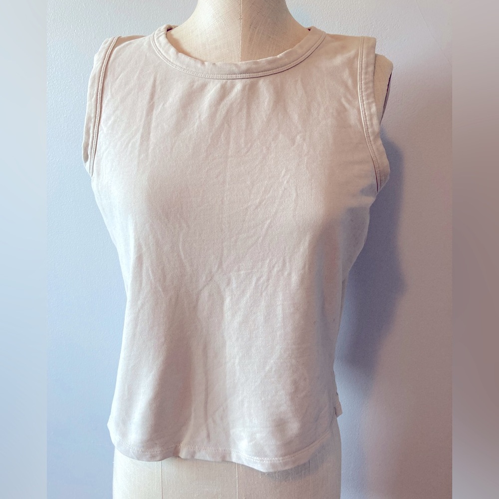 Synergy organic clothing Boxy crop tank M